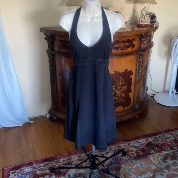 ATHLETA DRESS SIZE 6, excellent Condition , off black, stretchy may fit S/M - Picture 10 of 12